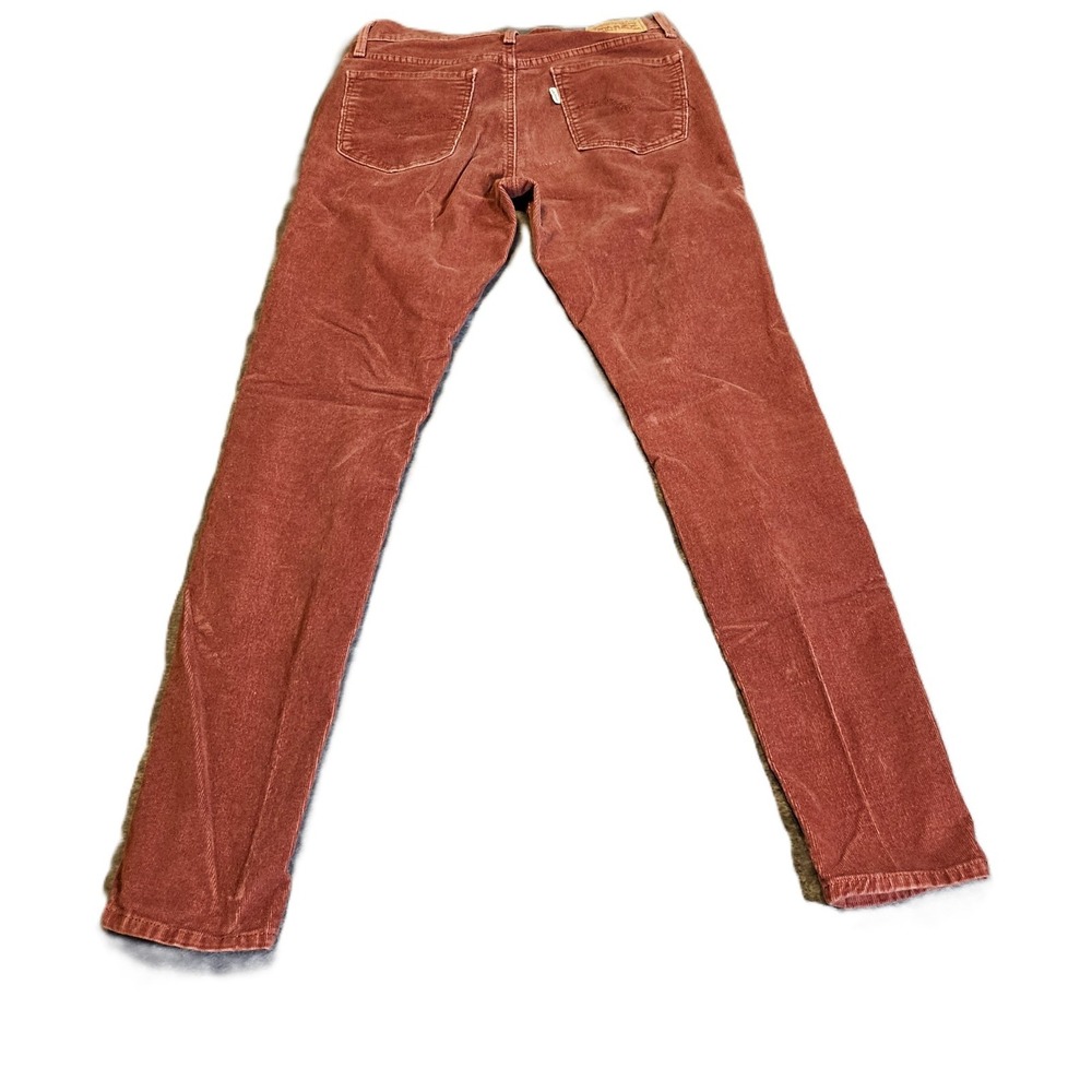 Levis 710 SuperSkinny Burgandy Corduroy Women Jeans SZ 29,Casual,Hippie,Festival